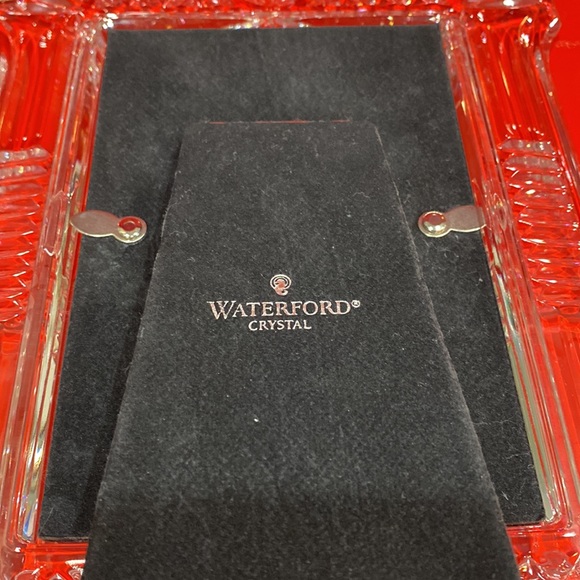 WATERFORD CRYSTAL PICTURE FRAME "ABBEVILLE" 4 X 6 photo area EUC - Picture 8 of 15